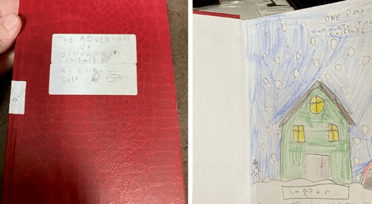 8-year-old hides the book he wrote on the library's shelves: now everyone wants to read it
