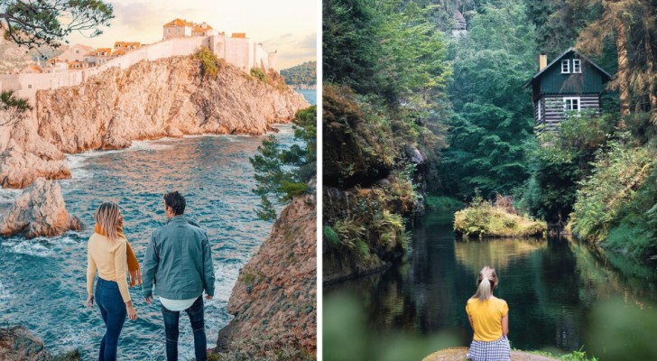 Un couple parcourt le monde à la recherche des endroits les plus incroyables : 15 photos magiques