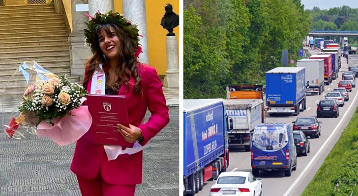 Rimane bloccata nel traffico a poche ore dalla laurea: discute la tesi in macchina