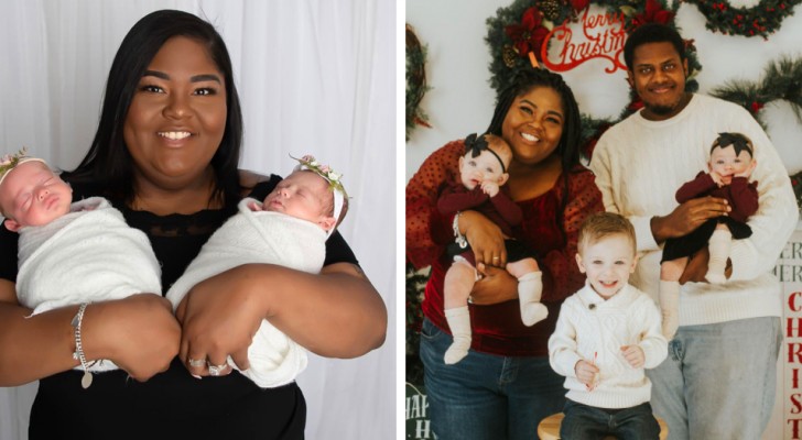 Sterile black couple adopts 3 white children: "Skin color doesn't have to match"