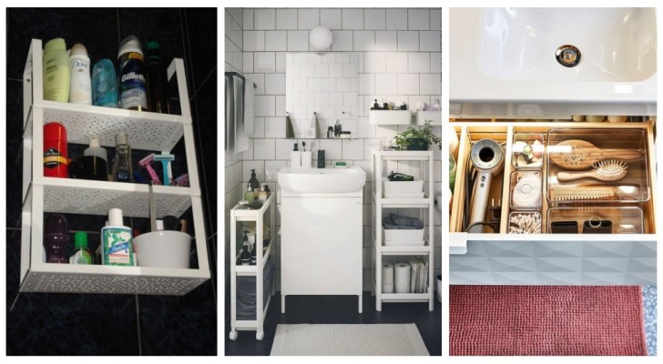 Är det alltid rörigt i badrummet? Låt dig inspireras av 12 lösningar från IKEA