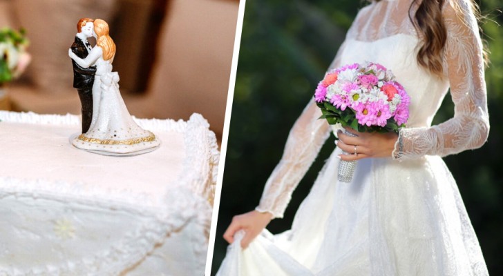 Hon går till sin sons bröllop klädd som brud och får en tårta kastad i ansiktet: den ljuva hämnden