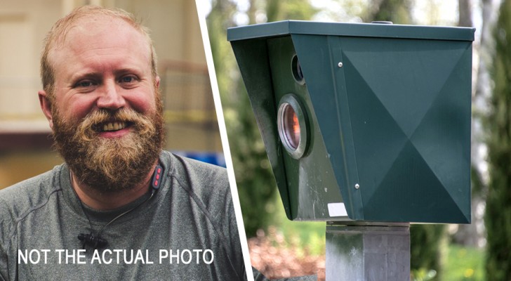 Il construit un faux radar et l'installe dans son jardin : 