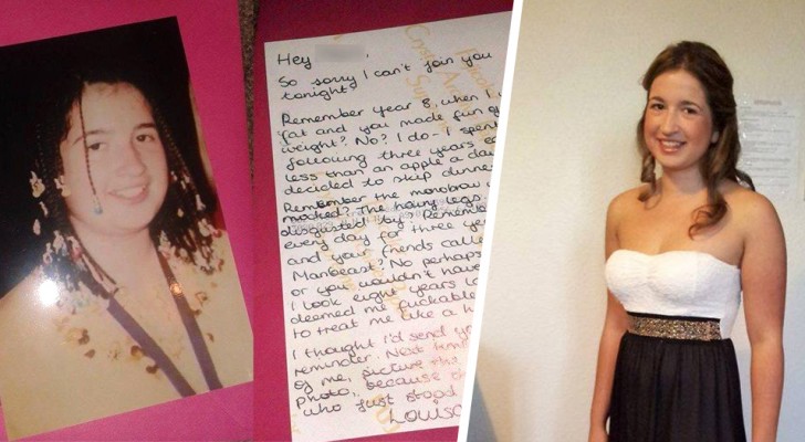 El matón que la atormentaba en la escuela le pide que salga con él 8 años después: ella se venga con una carta