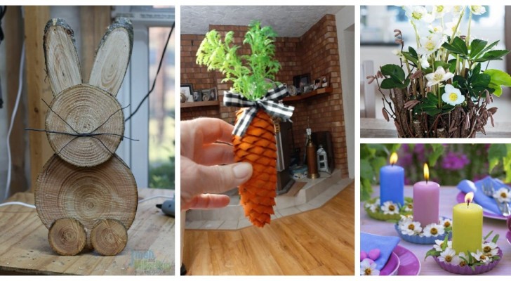 Non hai materiale per le decorazioni di Pasqua? Scopri cosa potresti riciclare con creatività!