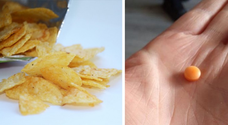 A mother is shocked because her son finds a pill in a bag of chips: 