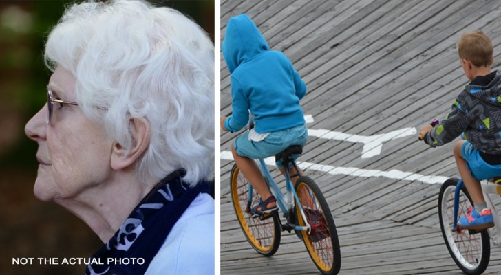 4 ragazzi in bicicletta cercano e trovano un'anziana scomparsa: 