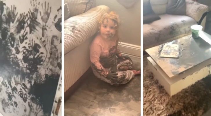 Des parents se réveillent et découvrent leur maison couverte de peinture noire : leurs filles se sont "exercées à la peinture"