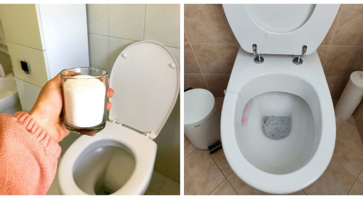 Verwijder kalkaanslag uit het toilet met eenvoudige DIY methoden