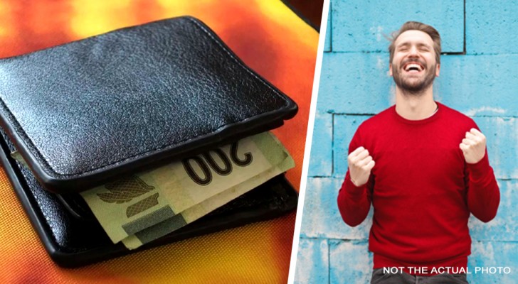 He loses his wallet in a taxi and 7 years later it is returned to him: not a cent was missing