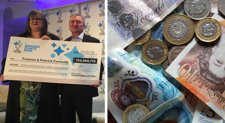 Couple wins £ 115 million in the lottery and gives away more than half: "I can't stop helping others"