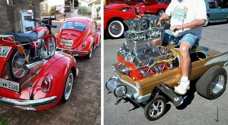 Deze Facebook-pagina deelt de vreemdste en origineelste voertuigen die ooit op de weg zijn verschenen: 17 voorbeelden