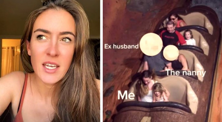 Hon upptäcker att hennes man har en relation med barnvakten tack vare ett foto som tagits under en semester