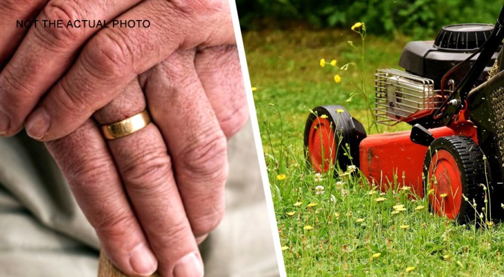 Ritrova la fede del marito dopo 35 anni: l'aveva persa nel giardino di casa