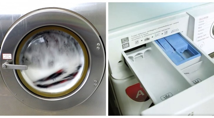 Te veel schuim in de wasmachine of op de gewassen was? Ontdek waarom dat gebeurt en hoe het op te lossen