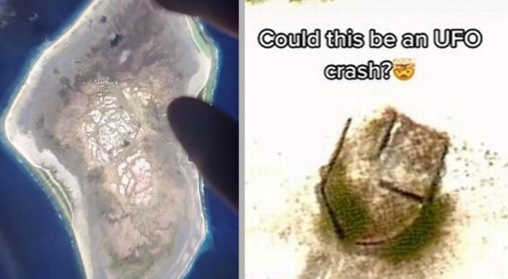 Hij surft op Google Earth en ontdekt een mysterieus object midden op een onbewoond eiland: “het is een stuk van een UFO"