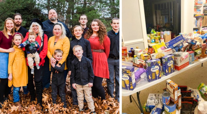 A rotina de uma mãe com 9 filhos: "eu os educo em casa e toda semana compro dezenas de biscoitos, sucos e cereais"