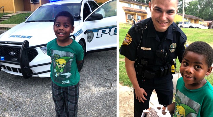 This 6-year-old boy contacted the police because he felt lonely and wanted company