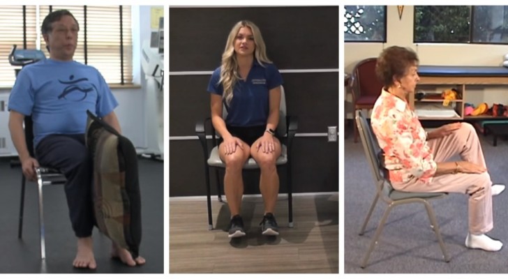 Workout im Sitzen: einfache Bewegungen zur Stärkung der Beinmuskulatur