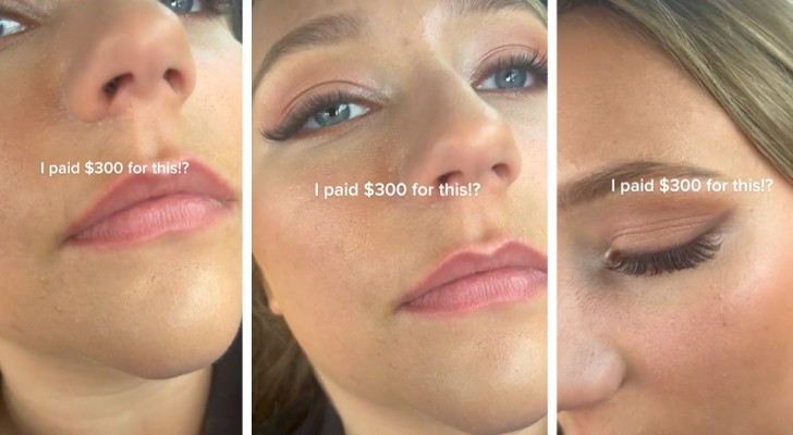 Woman spends $ 300 on her wedding make-up, but the result is very disappointing: "I can do better myself"