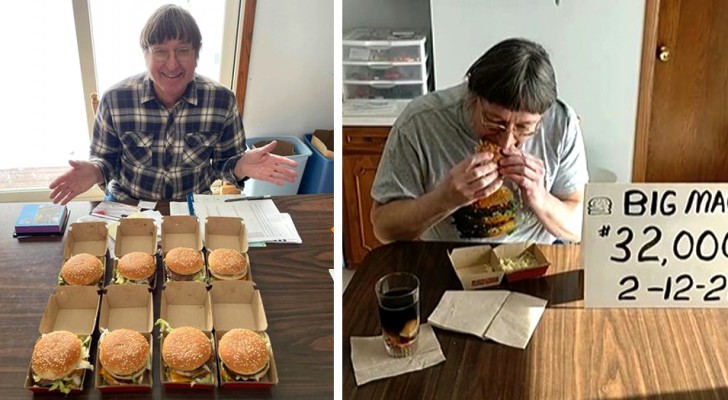 Este hombre come todos los días en McDonald's y festeja los 50 años de esta rutina suya (+ VIDEO)