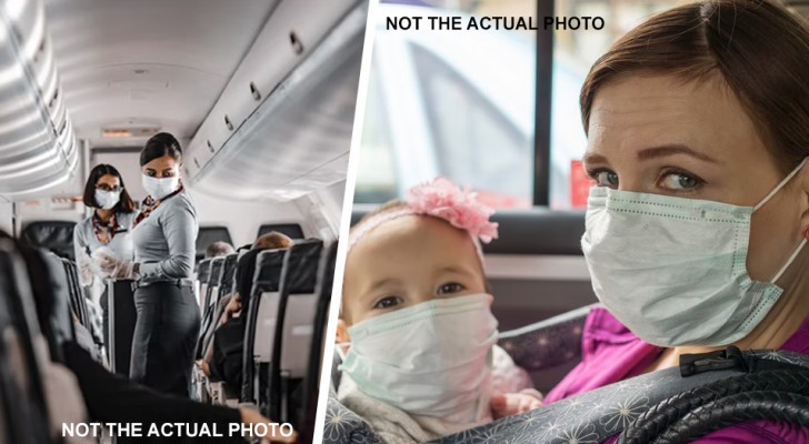 Ele se recusa a dar lugar no avião a uma mulher com um bebê: 