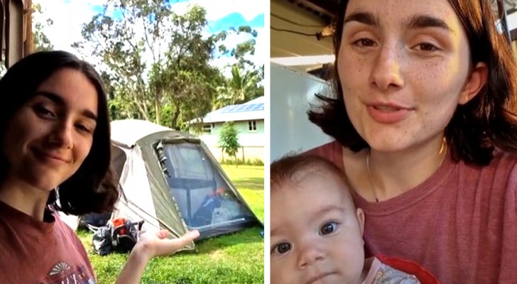 Expulsée de son domicile et sans emploi, cette femme vit avec son mari et ses 2 enfants dans une tente