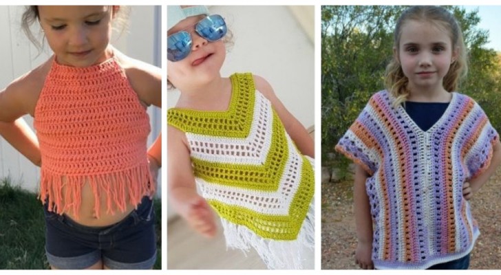 Gehaakte zomertopjes voor meisjes: laat je inspireren door de vele frisse en kleurrijke patronen!