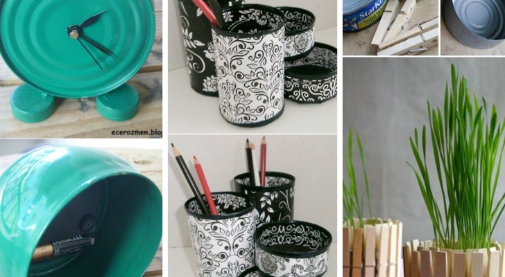 Recycling von Thunfischdosen: viele kreative Tipps, um sie in schöne Objekte zu verwandeln