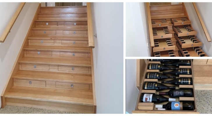 La cantina nelle scale: scopri questa e altre idee brillanti per ospitare la tua preziosa scorta di vini