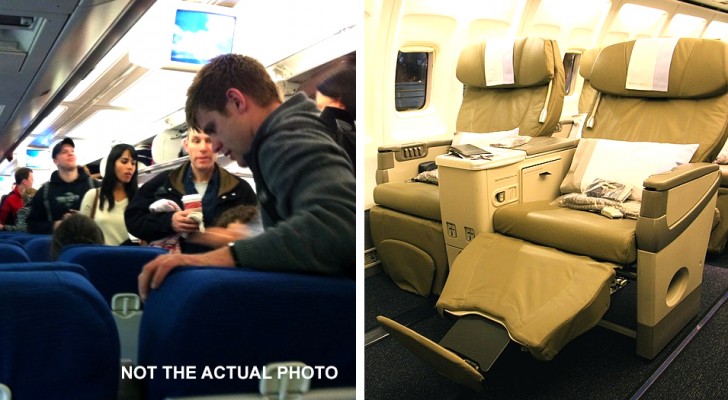 Passageira é impedida por uma mãe de reclinar o seu assento durante um voo de 7 horas: começa a polêmica