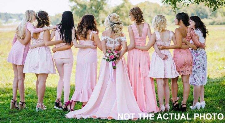 Bridesmaid has a scar on her face that she wants to cover up with make-up: the bride forbids her to do this