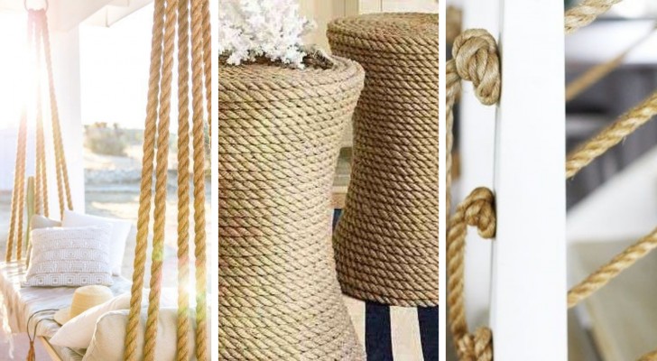 La corde : comment l'utiliser pour décorer la maison de mille façons différentes