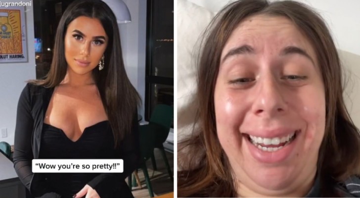 Ze laat zichzelf voor en na make-up op sociale media zien, gebruikers lachen haar uit: 