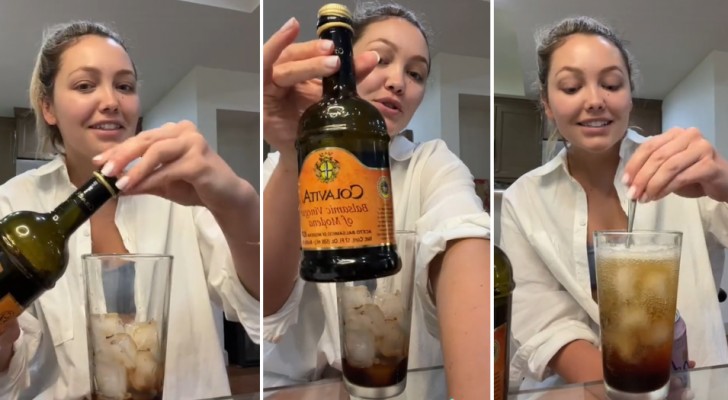 Hon skapar en dryck av märkliga ingredienser i en video på TikTok: "Den smakar som Coca-Cola"