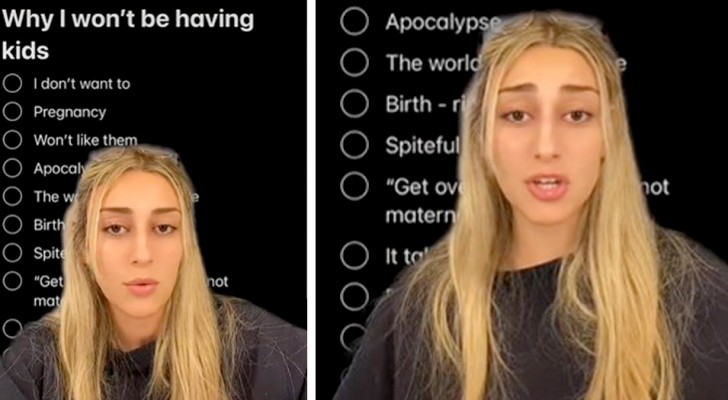 Woman is criticized her because she doesn't want children: she explains the reasons for her choice