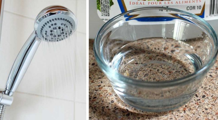 Entfernen Sie alle Schmutzspuren in der Duschkabine mit Essig - es ist billig und super effektiv
