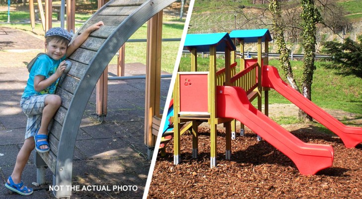 Child falls from a slide in the playground and gets hurt: his father decides to repair it rather than sue the municipality