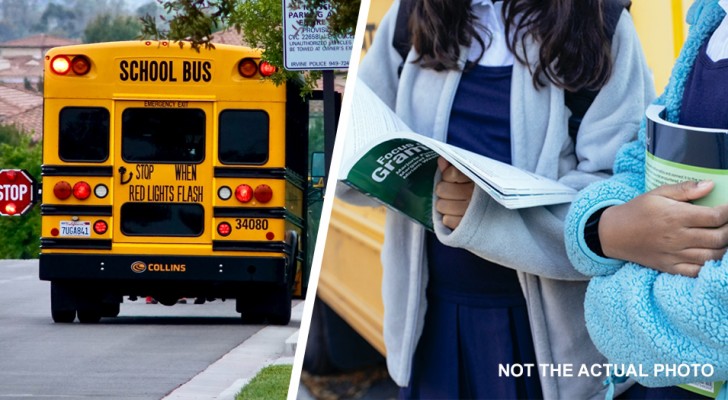 School bus driver writes a note to the parents of two young passengers: "Your children are wonderful"