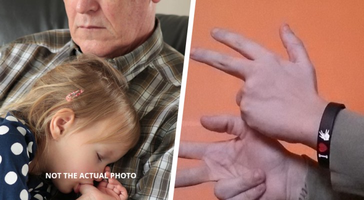 Nonno decide di imparare la lingua dei segni per riuscire a comunicare con la nipotina non udente