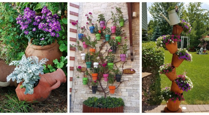 Utomhuskrukor: 11 fantastiska idéer för att stilfullt dekorera din trädgård