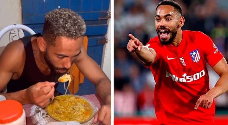 Famous Atlético Madrid footballer spends his holiday in the humble home of his parents (+ VIDEO)