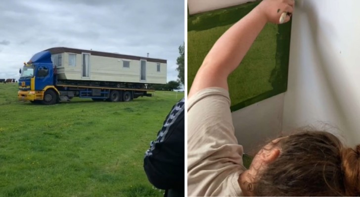 Giovane coppia acquista una casa mobile per 4.000 sterline: "Spendevamo troppo per l'affitto, fate come noi!"