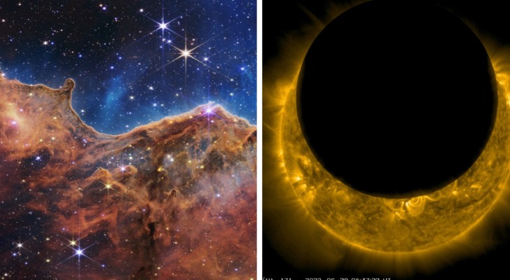 Die NASA veröffentlicht unglaubliche Bilder des Universums und der Sonne, wie wir sie noch nie gesehen haben
