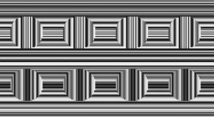 Une curieuse illusion d'optique : 16 cercles sont cachés au milieu de ces rectangles, arrivez-vous à les voir ?