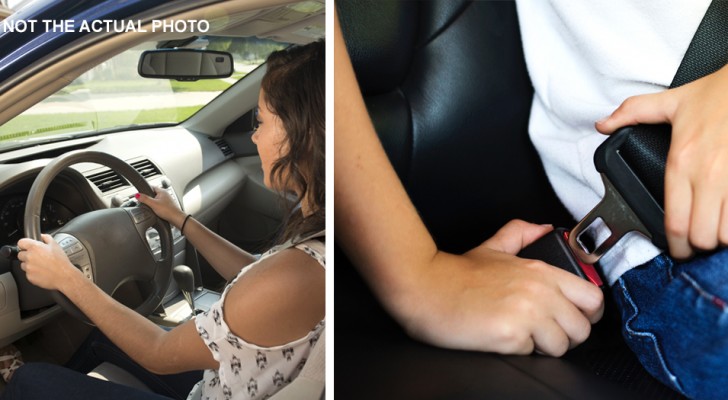 Mother forces her daughter's friends to put their seat belts on, but they refuse: a quarrel breaks out between the parents