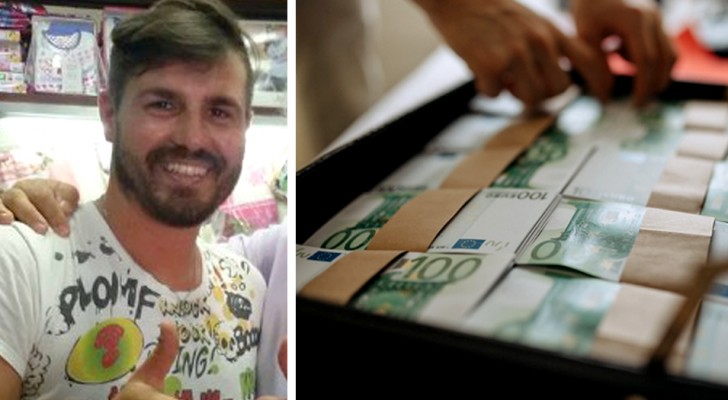 Han hittar en väska med 8 000 euro inuti och gör allt han kan för att hitta ägaren, men får bara ett enkelt "tack" som belöning