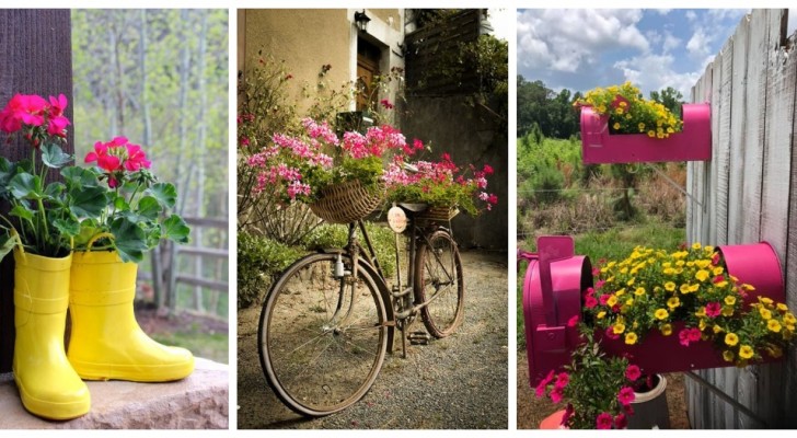 10 objets que vous pouvez transformer en d'incroyables jardinières avec le recyclage créatif 