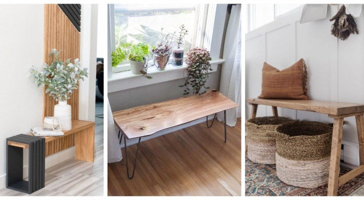 11 projets DIY à découvrir pour meubler avec des bancs faits main