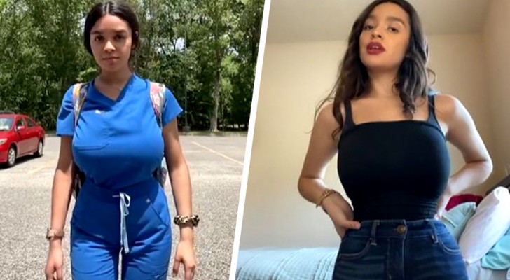 Nurse is criticized for her curvaceous body: "they accuse me of being inappropriate when I'm at work"